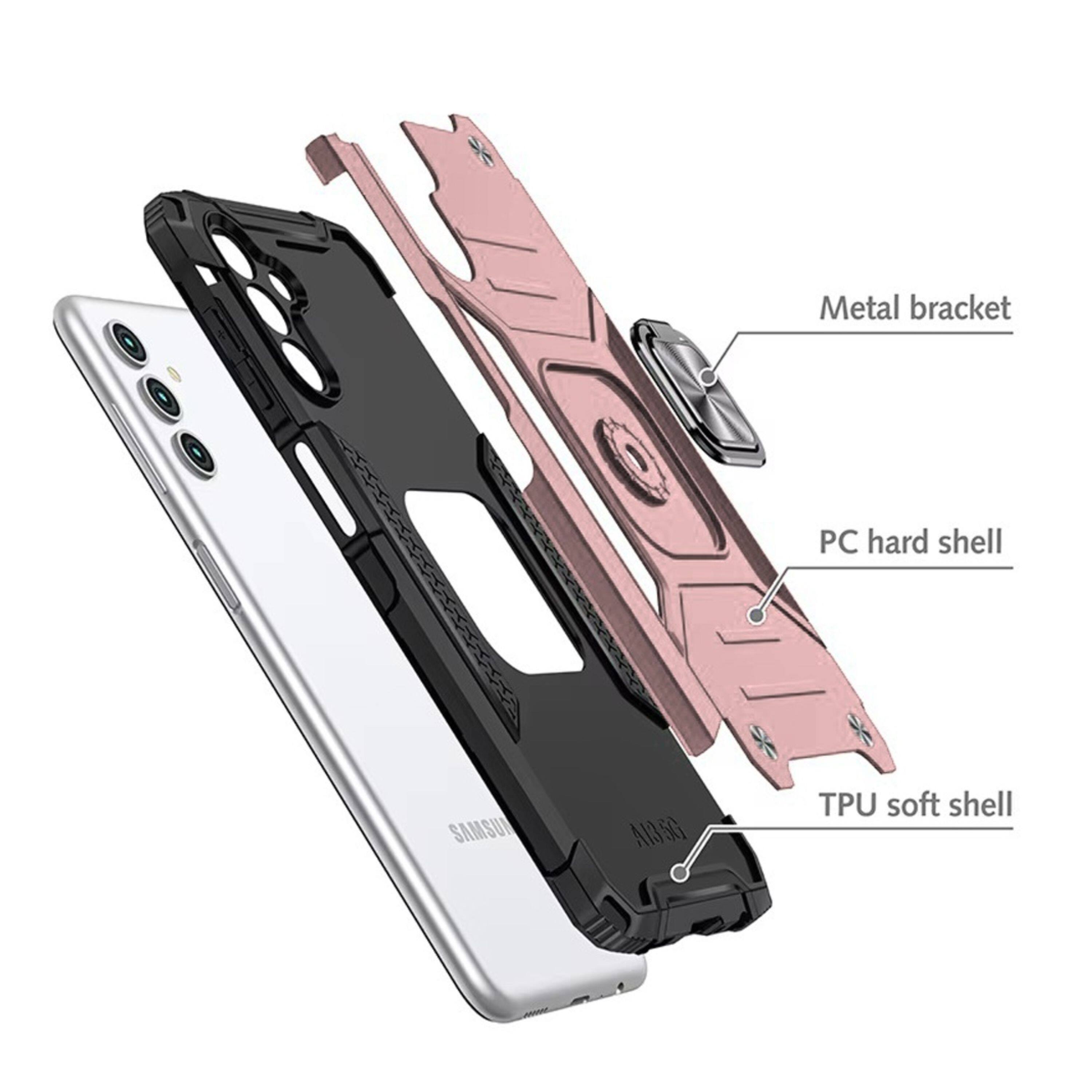 Metal bracket, PC hard shell, TPU soft shell