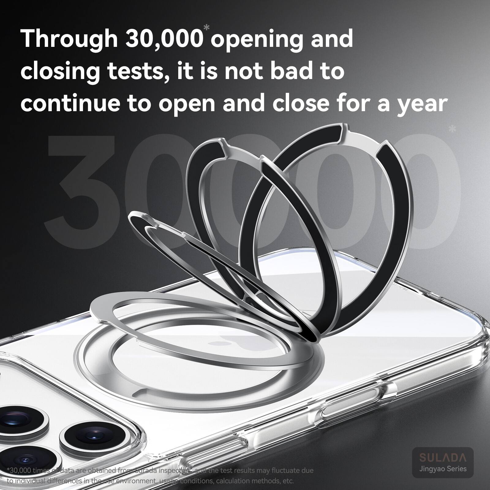 Through 30,000 opening and closing tests, it is not bad to continue to open and close for a year 3000

$30,000 times data are obtained from Surada inspectors so the test results may fluctuate due to individual differences in the environment, usage conditions, calculation methods, etc.

SULADA Jingyao Series