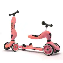 Scoot & Ride - 2-in-1 Ride-On & Stand Kids Scooter, Ages 1-5, Highwaykick 1 - Peach