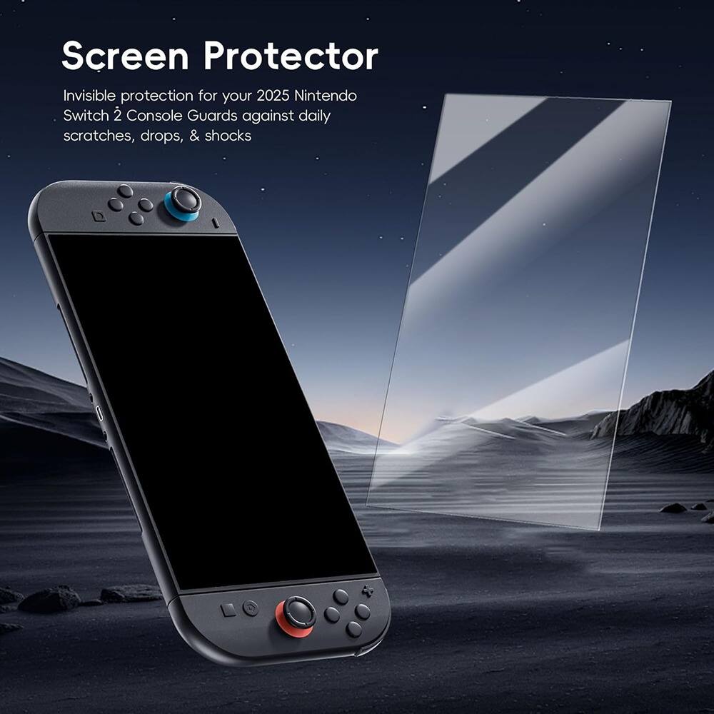 Screen Protector

Invisible protection for your 2025 Nintendo Switch 2 Console. Guards against daily scratches, drops, & shocks.