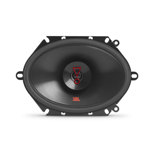 Angle. JBL - JBL STAGE3 8627 5” x 7”/6” x 8” Custom-fit two way car audio speaker - Black.