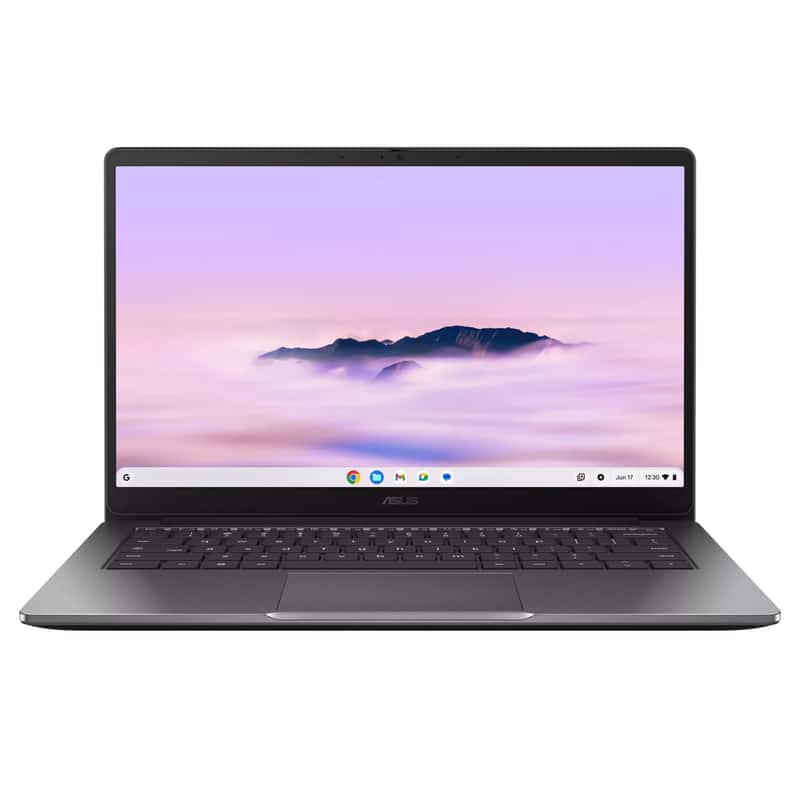 ASUS - Chromebook Plus CX 14" FHD Touchscreen Laptop,Intel Core 3-N355,8GB RAM,256GB+160GB Docking Set,Chrome OS - Black