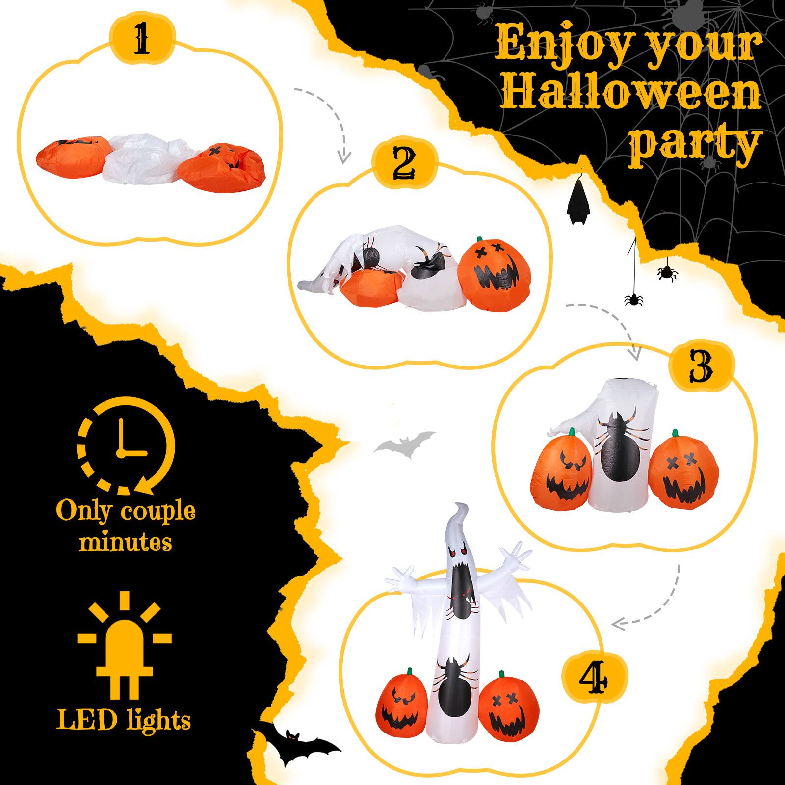Enjoy your Halloween party

Only couple minutes

LED lights