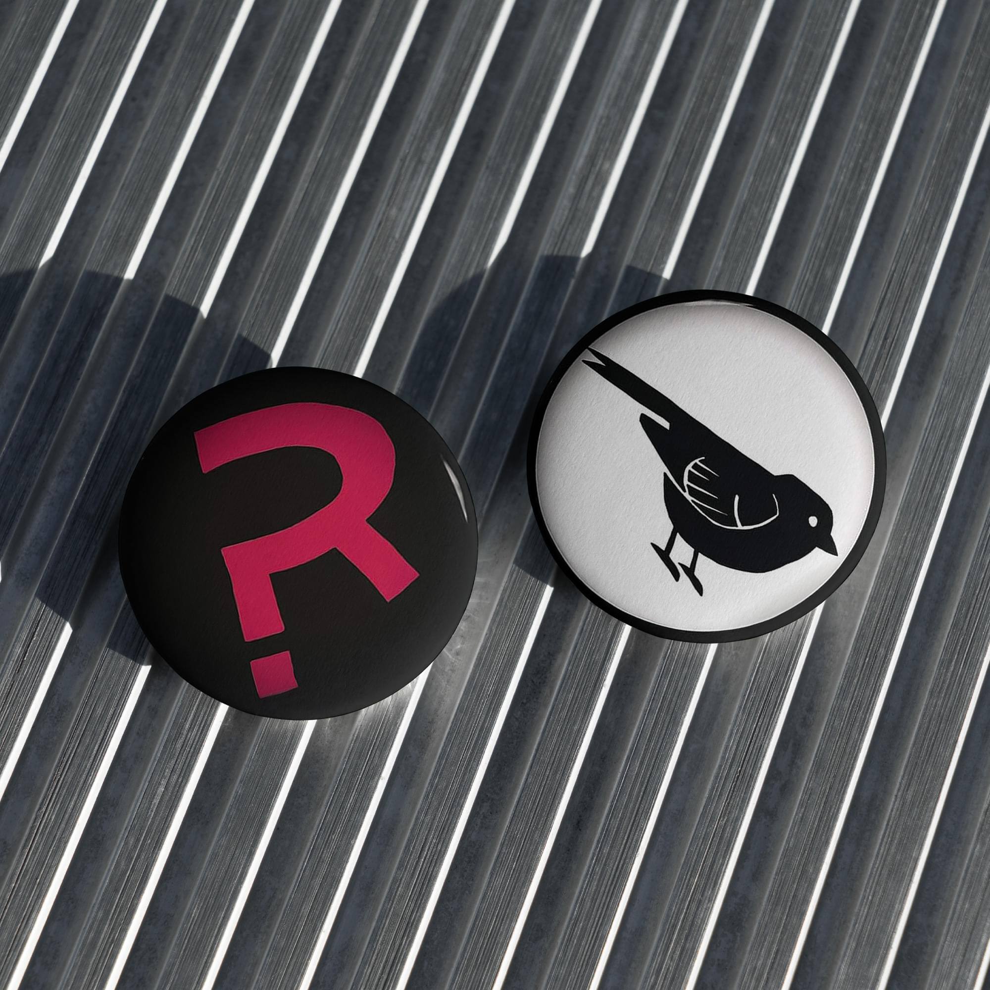 Alt View 10. Dark Horse Comics - Umbrella Academy Logos 4 Piece Magnet Set - Black.