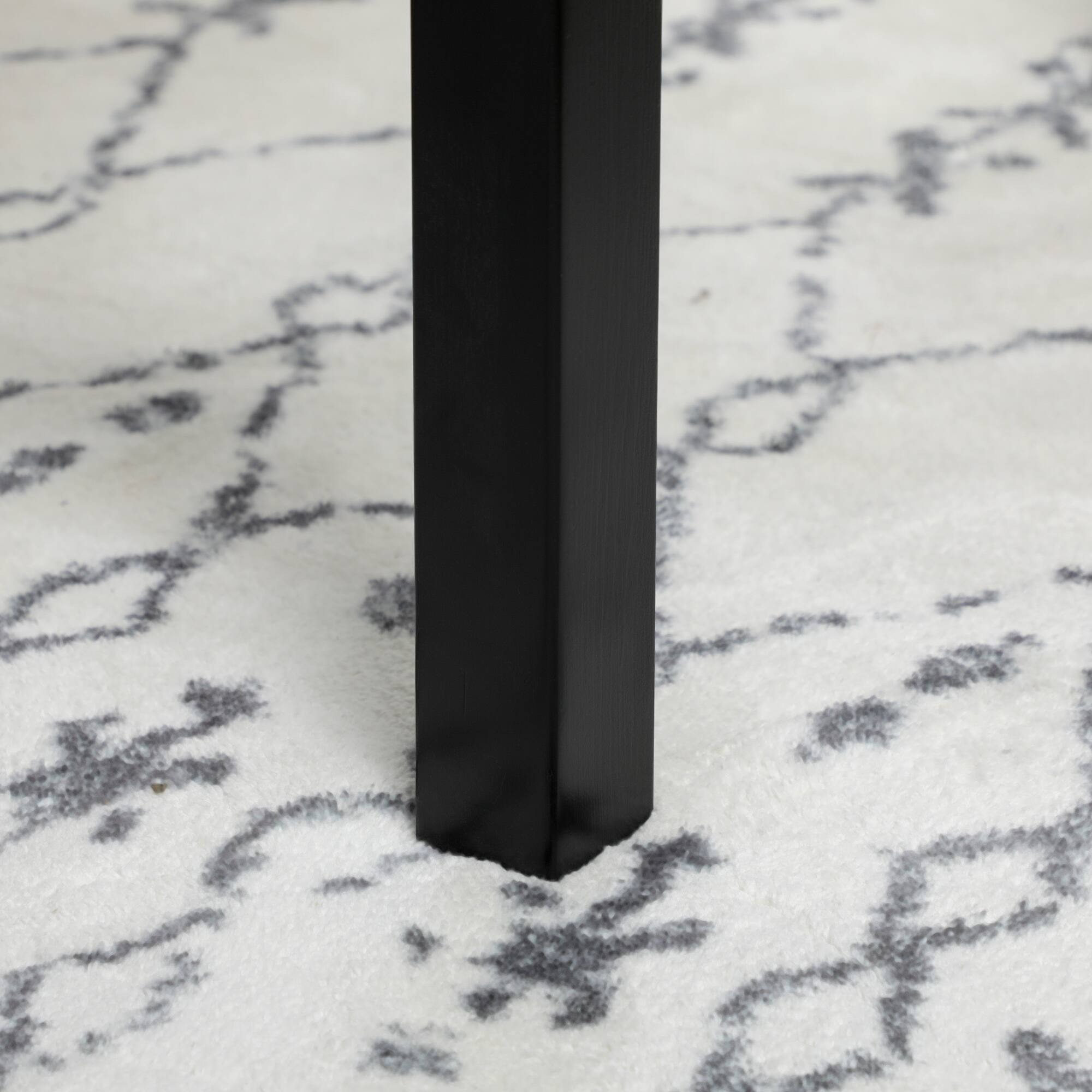 Alt View 8. Homcom - Wood Kitchen Table, Drop Leaf Tables for Small Spaces - Black.