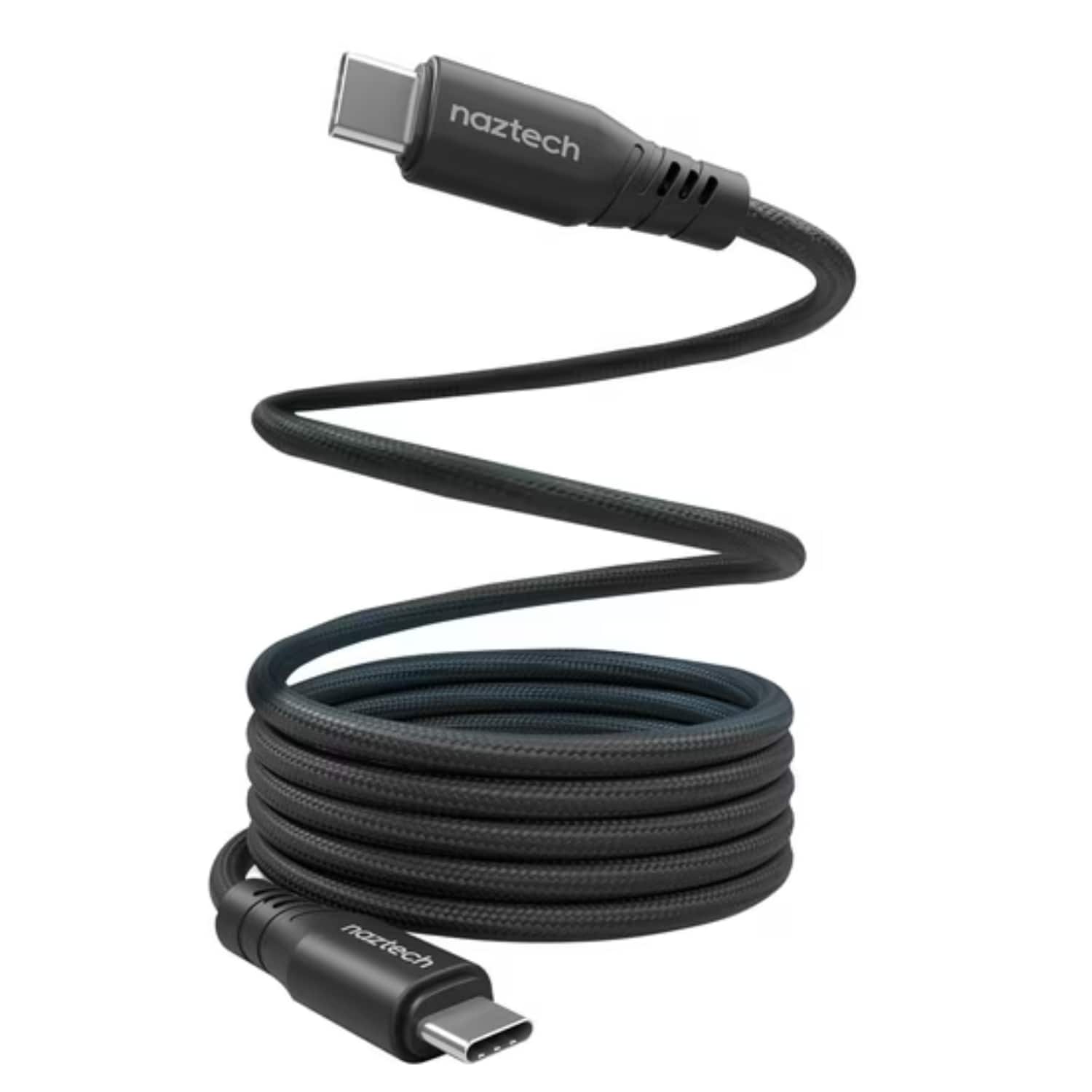 Stock Preferred - Black REcoil 6ft USB-C to USB-C Magnetic Cable for Laptops, Tablets & Phones