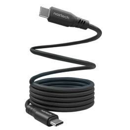 Stock Preferred - Black REcoil 6ft USB-C to USB-C Magnetic Cable for Laptops, Tablets & Phones