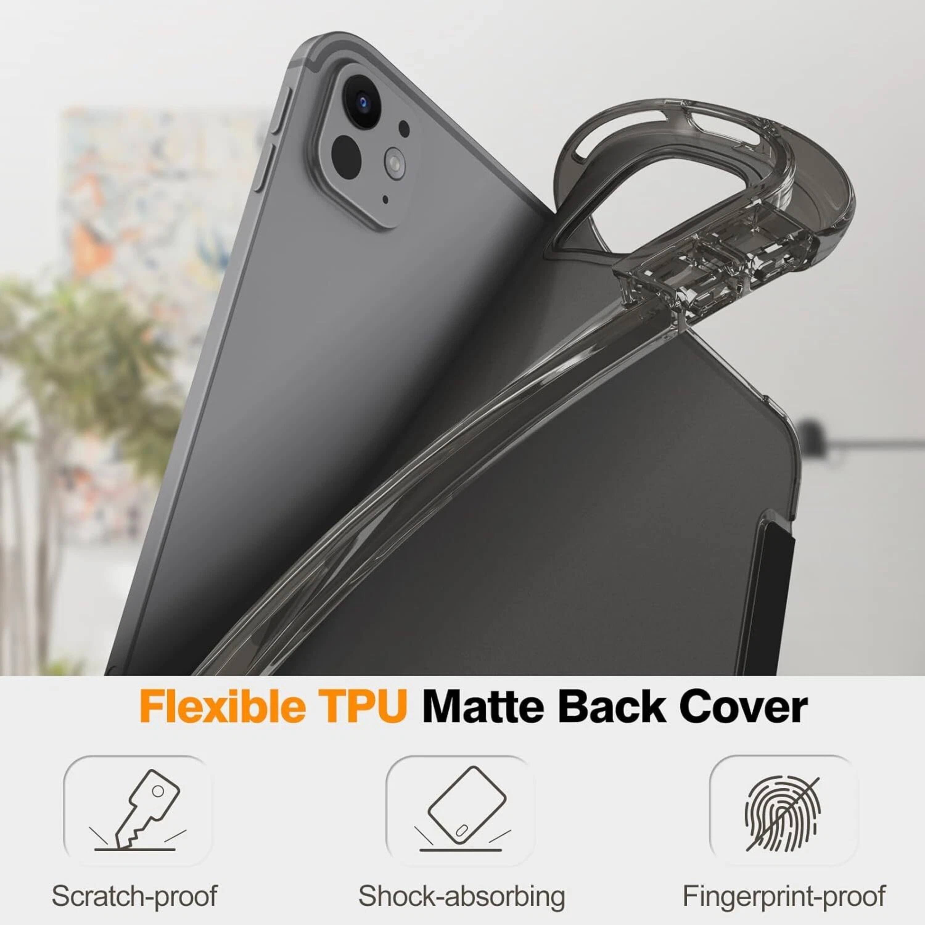 Flexible TPU Matte Back Cover

- Scratch-proof
- Shock-absorbing
- Fingerprint-proof