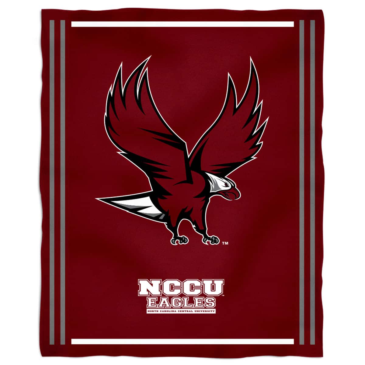 Vive La Fete - North Carolina Central Eagles 36'' x 48'' Children's Mascot Plush Blanket - Multicolor