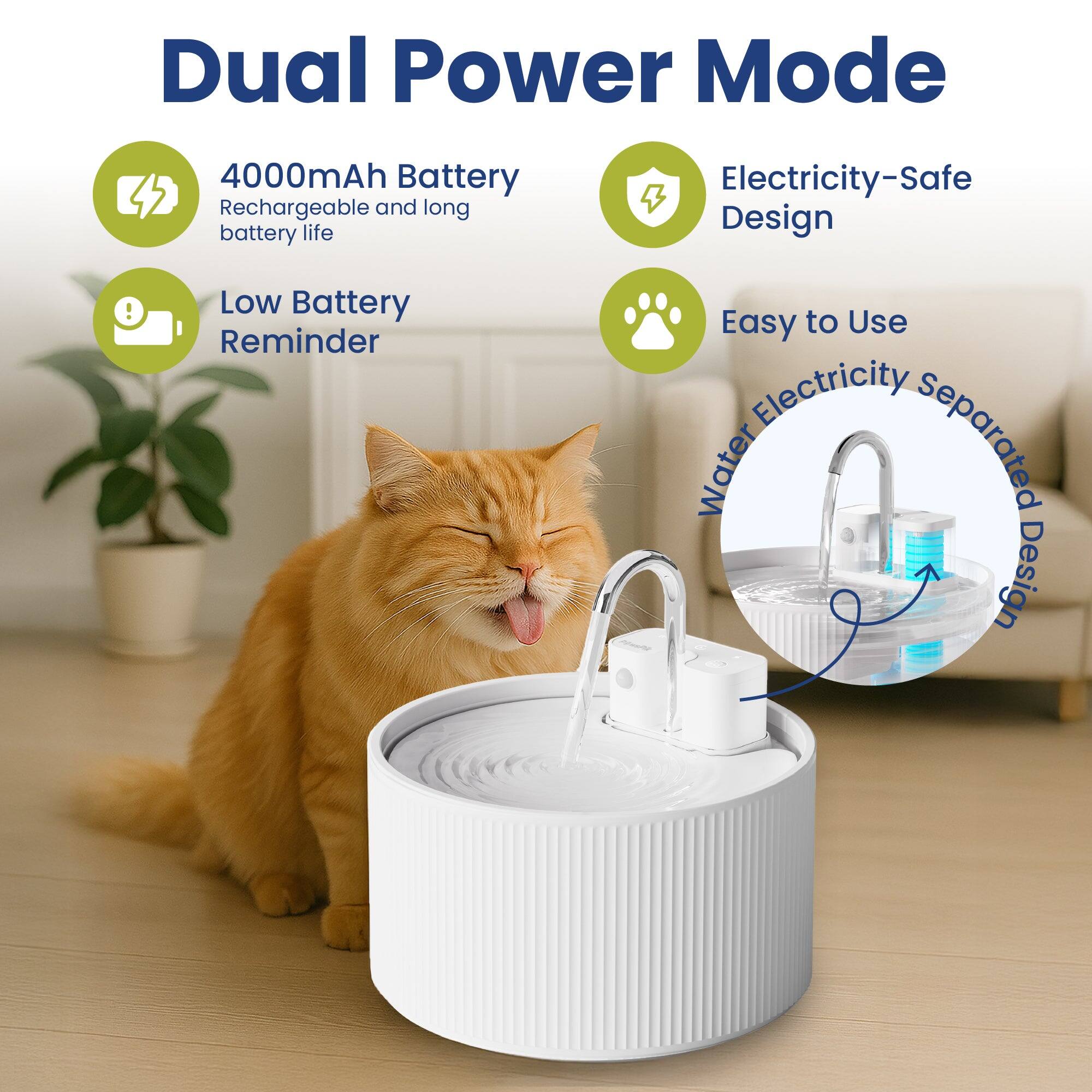 Dual Power Mode

- 4000mAh Battery
  - Rechargeable and long battery life
- Low Battery Reminder
- Electricity-Safe Design
- Easy to Use
- Water Electricity Separated Design