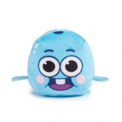Front. WowWee - Baby Shark: Pinkfong Mini Plush With Sound - Hank.