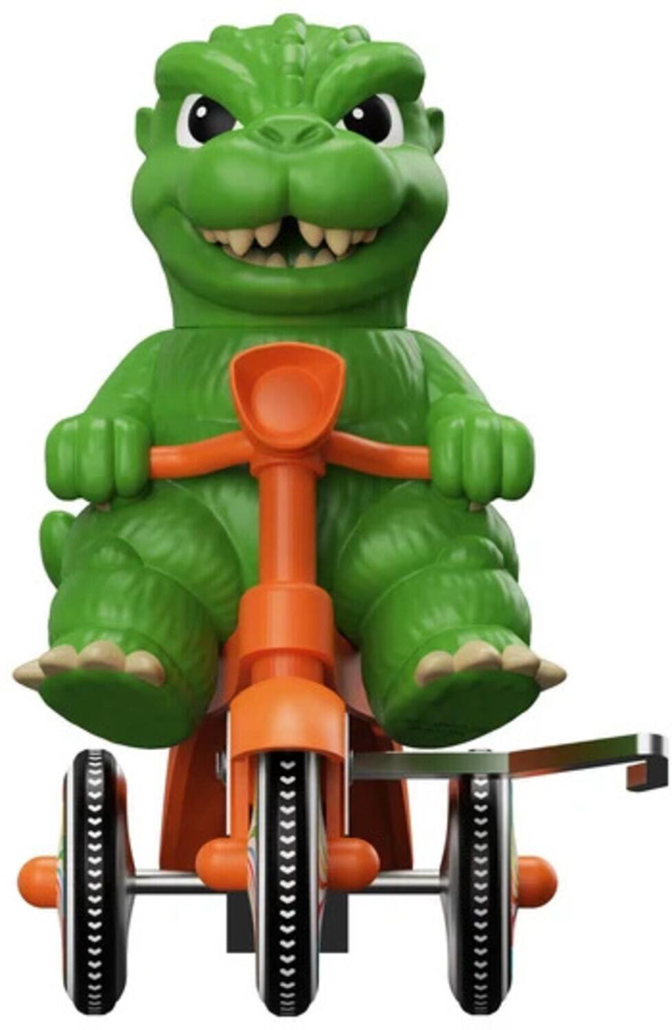 Alt View 2. Super7 - Toho - Super Cycles - Godzilla (Green w/ Red Trike)   - COLLECTIBLES - Multicolor.
