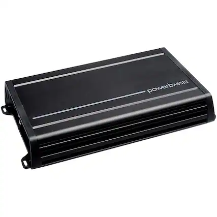 Front. Powerbass - PowerBass ACS-1000D - 1000 Watt x 1 @ 1-Ohm Amplifier - Black/Gray.