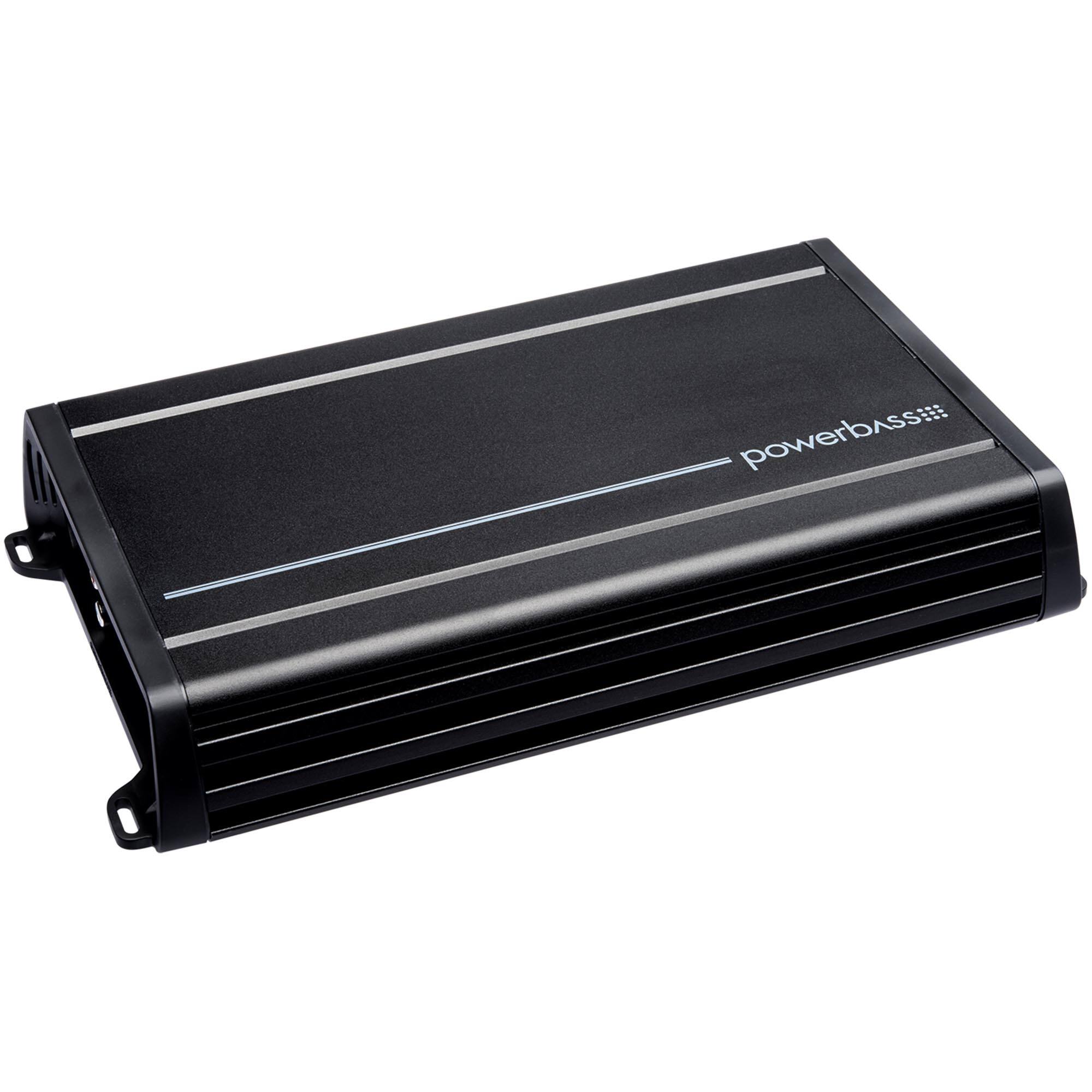 Front. Powerbass - PowerBass ACS-1000D - 1000 Watt x 1 @ 1-Ohm Amplifier - Black/Gray.