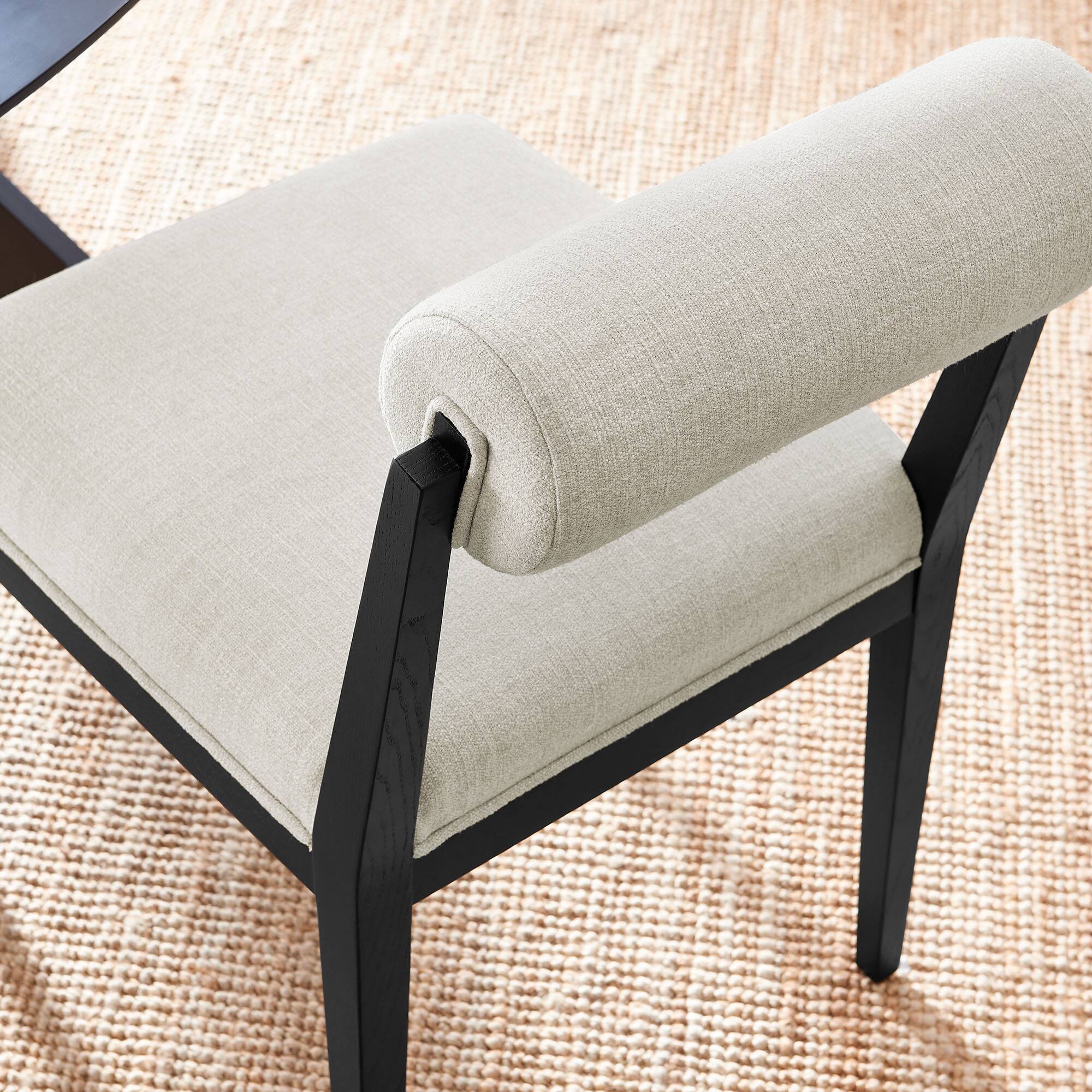 Alt View 5. Modway - Kai Fabric Dining Chair by Modway - Black.