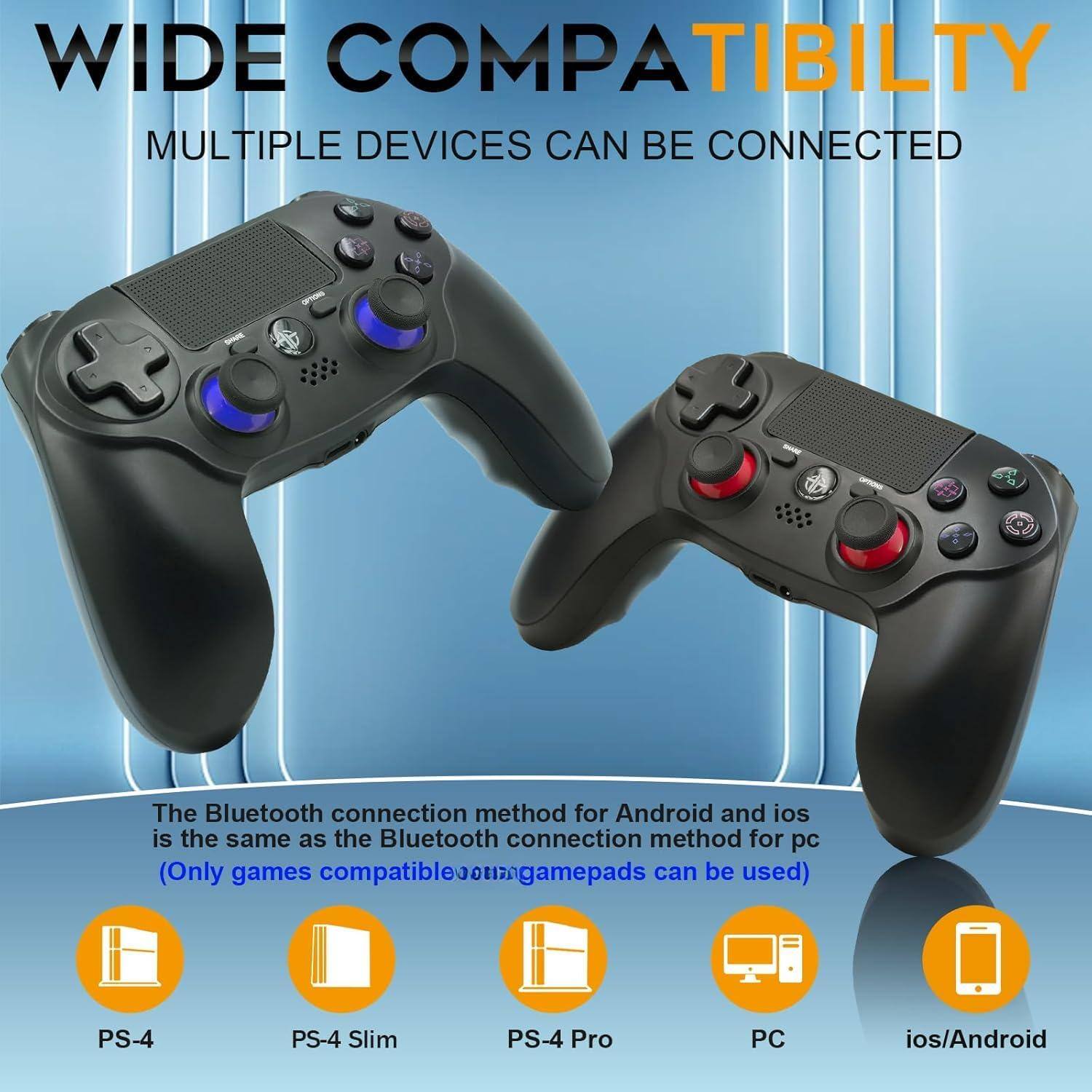 HM 1810 Wireless Controller For Ps4 Compatible With Ps4/slim/pro/pc ...