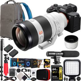Sony - a7R V Full Frame Mirrorless Camera + FE 100-400mm F4.5-5.6 GM OSS Lens Bundle