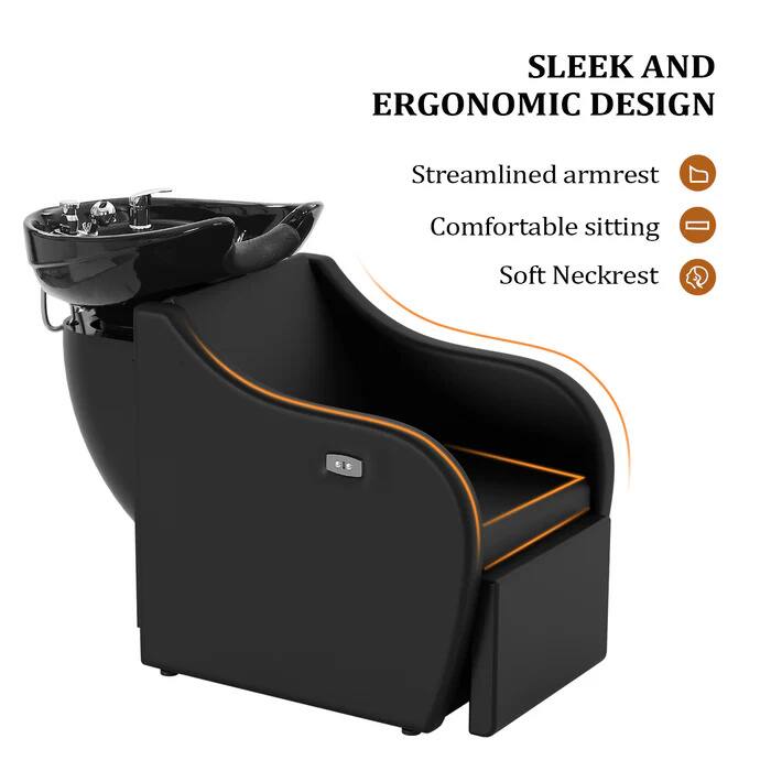 SLEEK AND ERGONOMIC DESIGN  
- Streamlined armrest  
- Comfortable sitting  
- Soft Neckrest