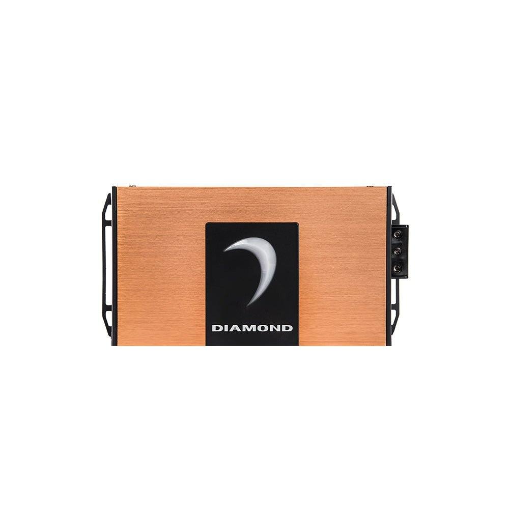 Alt View 1. Diamond Audio - Diamond Audio MICRO1V2 - MICROV2 Series 1-Channel Monoblock Class D Amplifier 500W x 1CH @ 1Ω - Black/Gray.