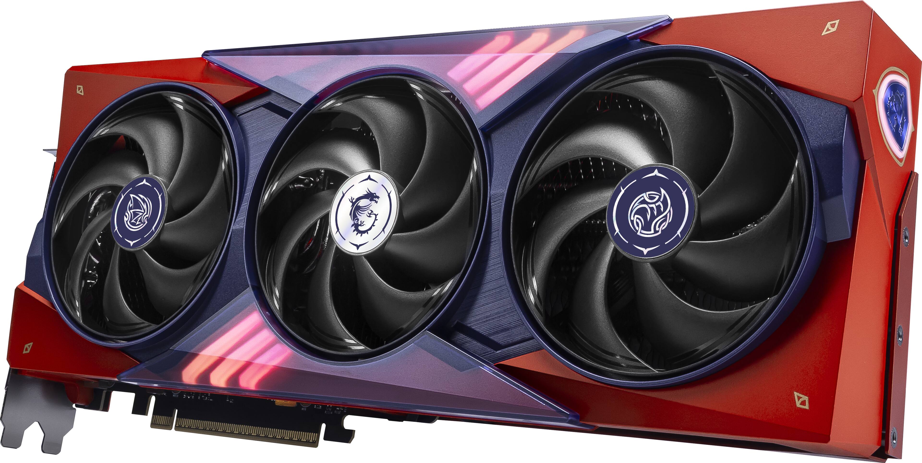 Alt View 5. MSI - NVIDIA GeForce RTX 5070 Ti 16G MLG EDITION OC 16GB GDDR7 PCI Express Gen 5 Graphics Card - Black/Red.