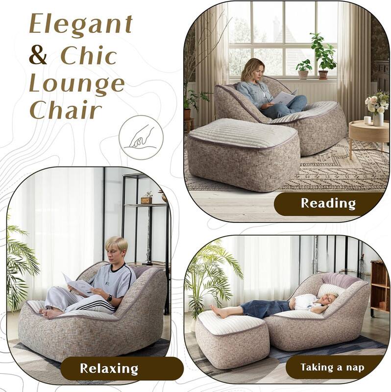Elegant & Chic Lounge Chair

- Reading
- Relaxing
- Taking a nap
