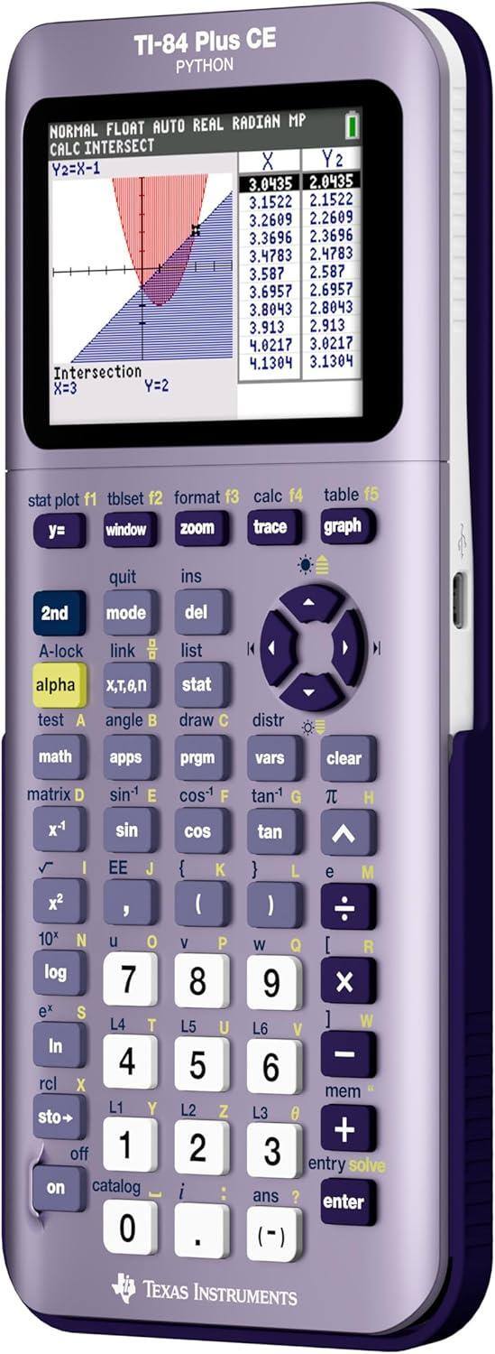 Texas Instruments TI 84 Plus CE Color Graphing Calculator