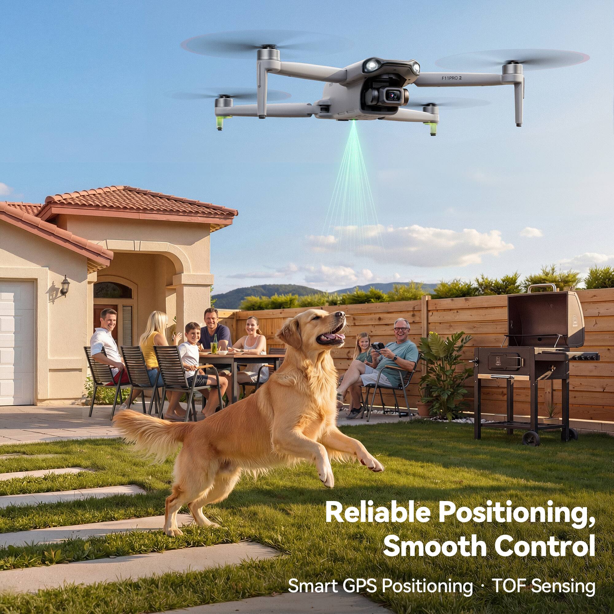 Reliable Positioning, Smooth Control  
Smart GPS Positioning • TOF Sensing