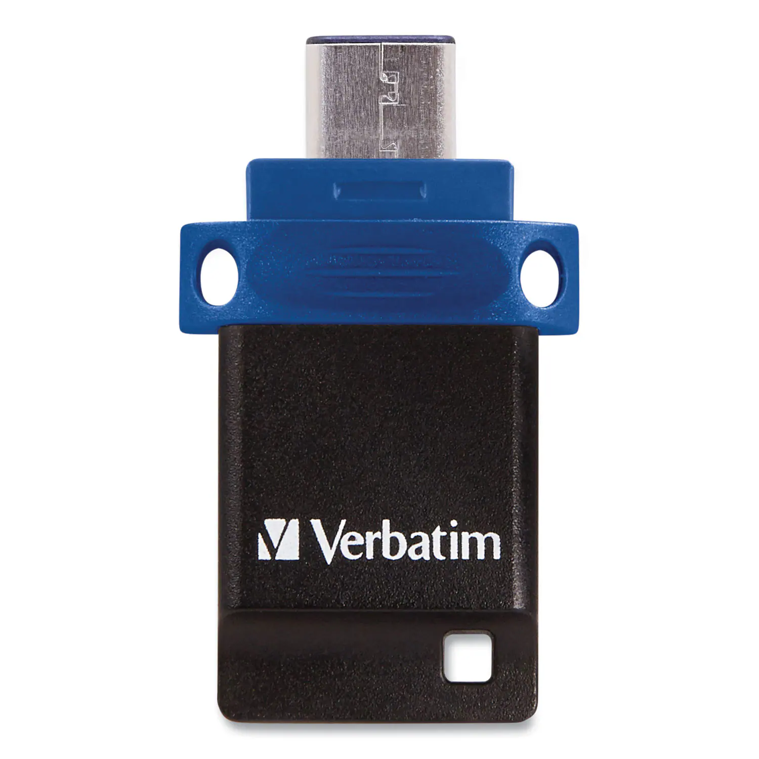 Alt View 5. Verbatim - Verbatim 99155 Store ‘n' Go 64 GB Dual USB 3.0 Flash Drive for USB-C Devices - Blue - Blue.