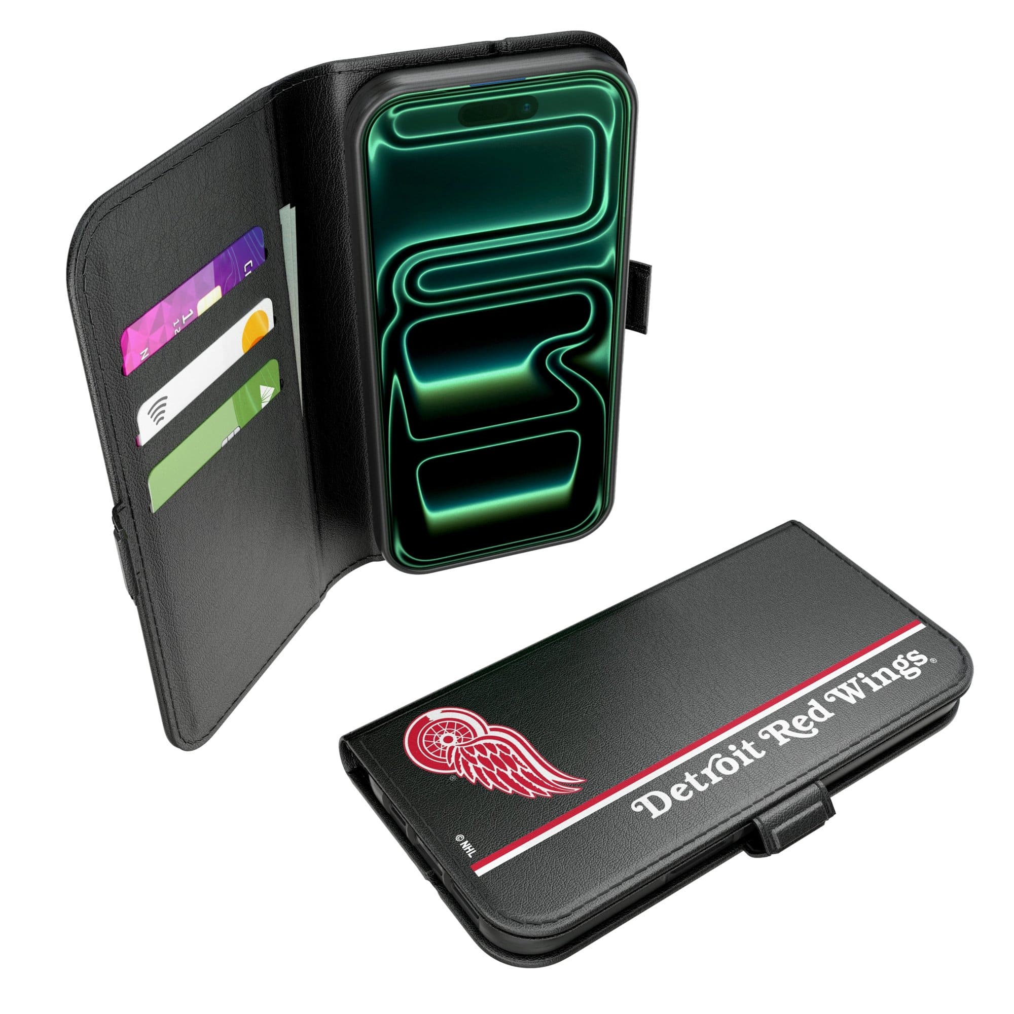 Keyscaper - NHL - Detroit Red Wings iPhone Folio 2.0 Case - 17 Pro Max - Black price history on PriceWatchPro