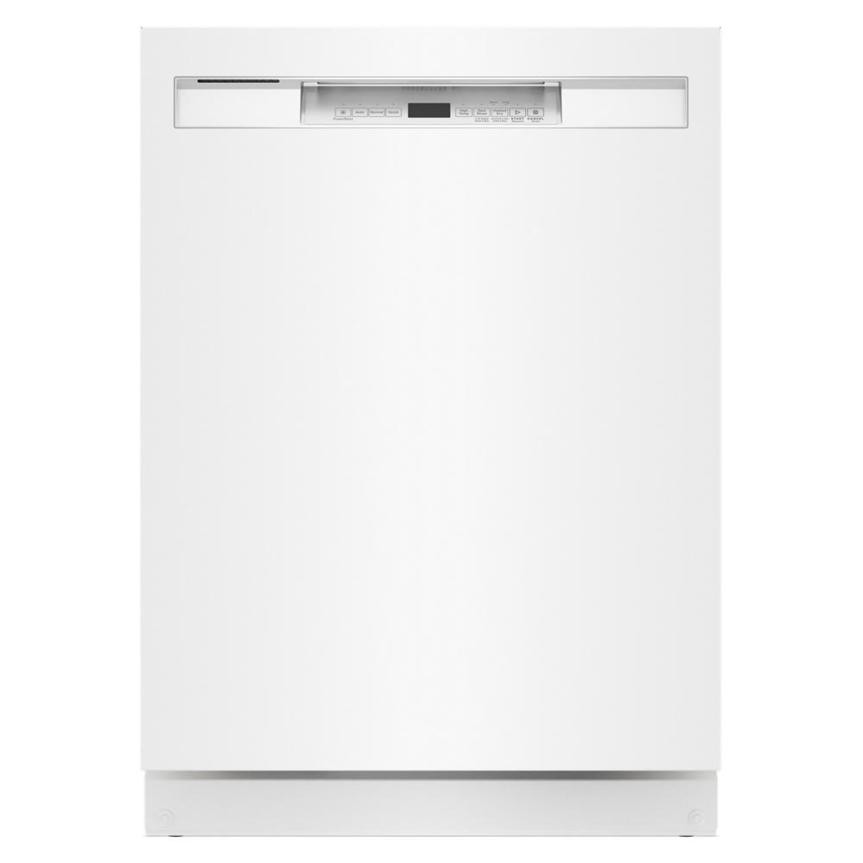 Front. Maytag - 24" Front Control Built-In Stainless Steel Tub Dishwasher with PowerBlast Cycle and 50 dBA - White.