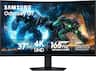 Samsung - 37" Odyssey G75F 4K 165Hz 1ms AMD FreeSync Prem Pro Curved Gaming Monitor with HDR 600 (DisplayPort, HDMI) - Black