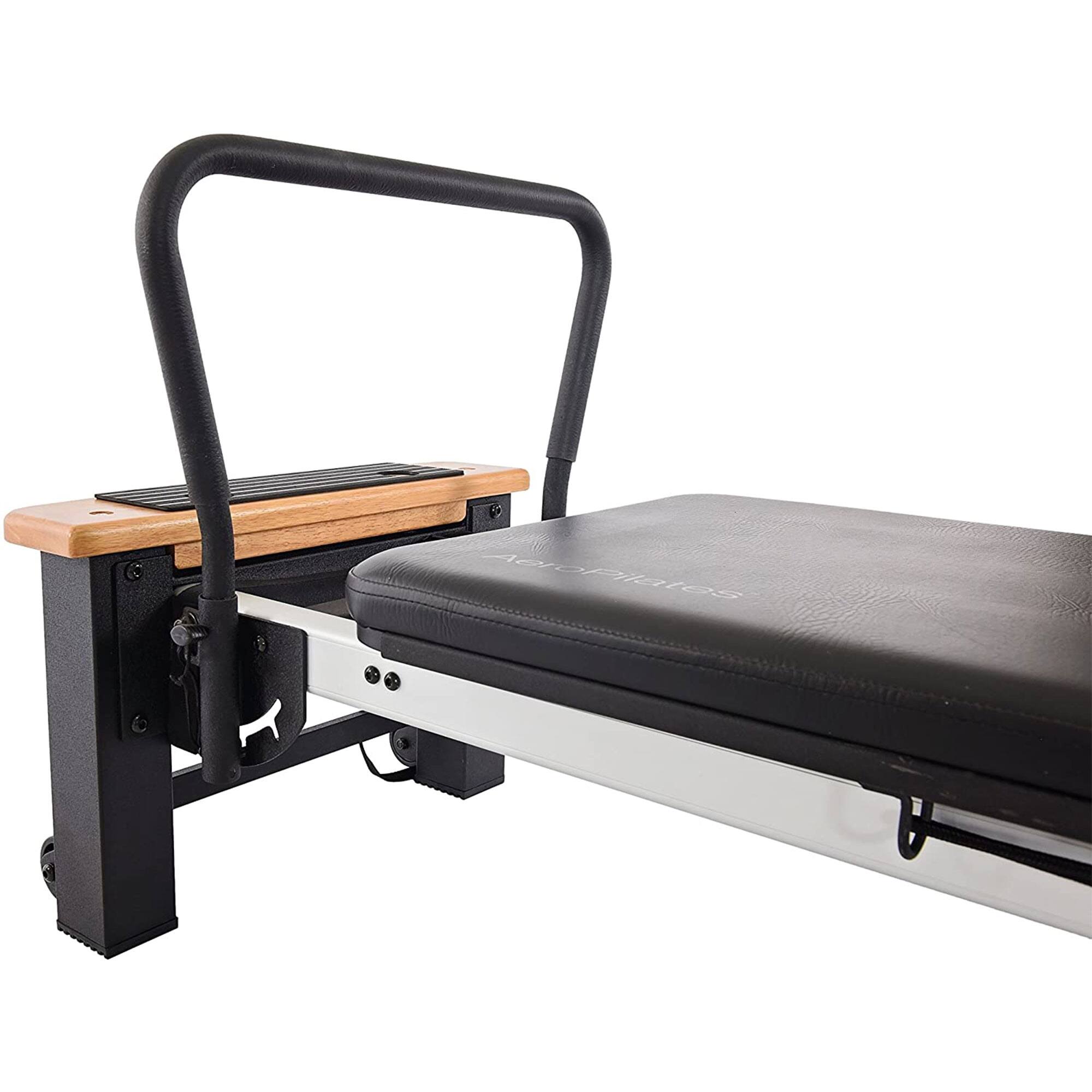 Alt View 4. Stamina Products - Stamina AeroPilates Pro Reformer Resistance System with Form Cardio Rebounder - Black.