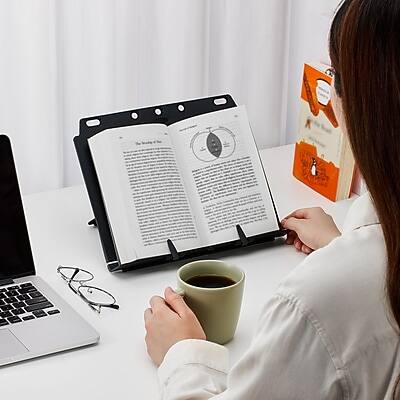 Alt View 3. Staples - Staples® BookLift Plastic Document Stand with Lip, Black (88980) - Black.