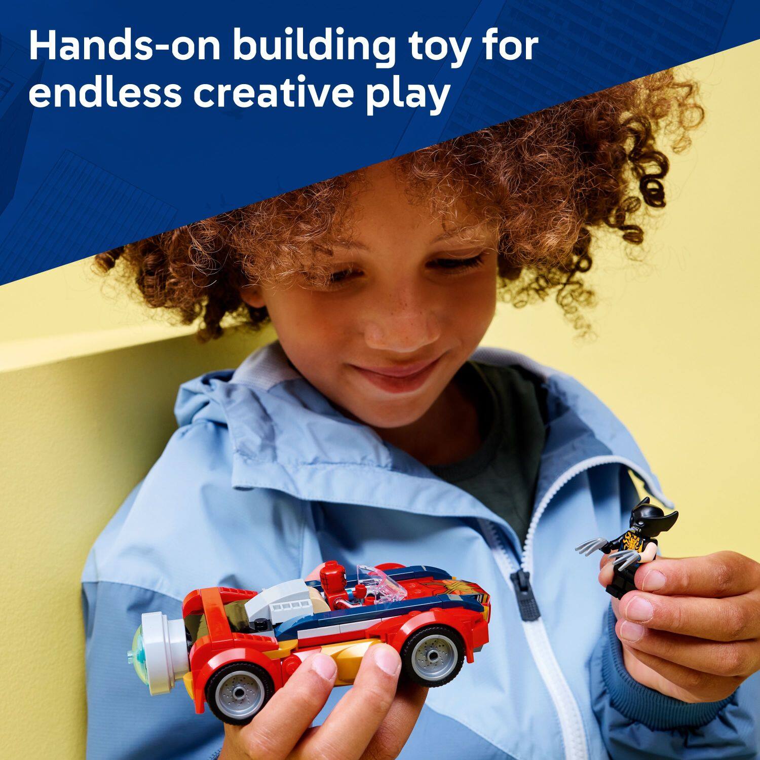 Hands-on building toy for endless creative play