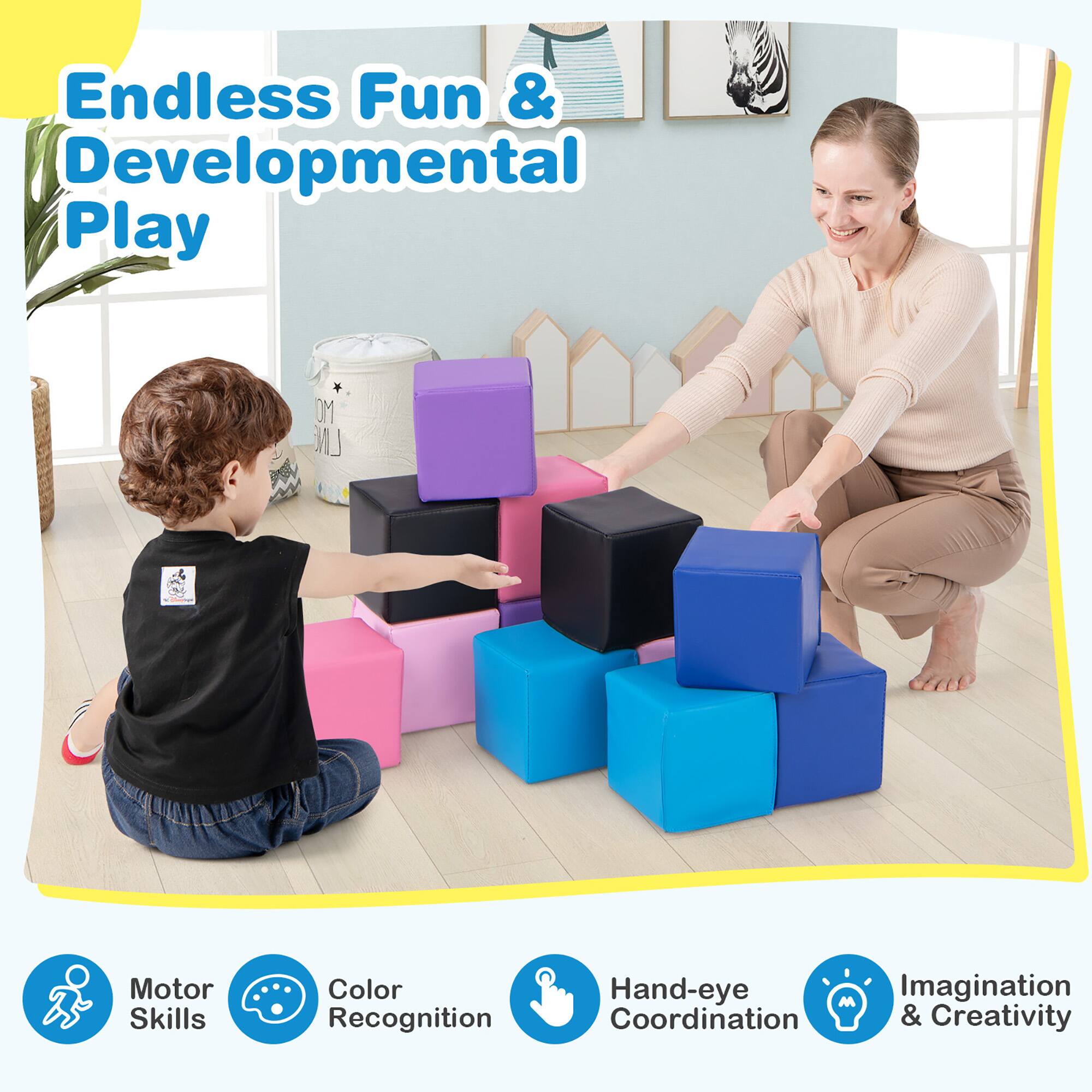 Endless Fun & Developmental Play

Motor Skills  
Color Recognition  
Hand-eye Coordination  
Imagination & Creativity