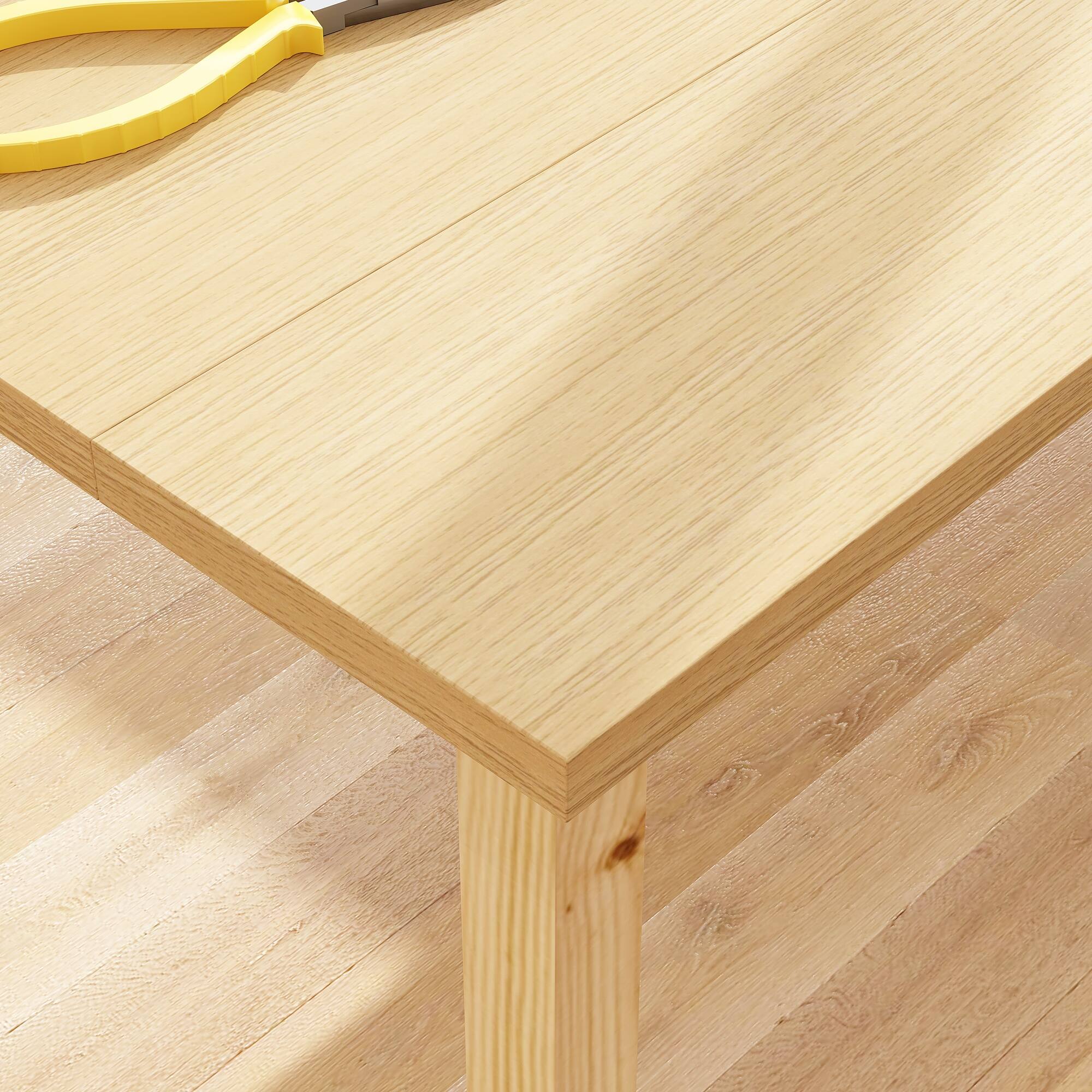 Alt View 9. FUFU & GAGA - FUFU&GAGA Wood Workbench – Durable Workshop & DIY Project Table - Wooden.