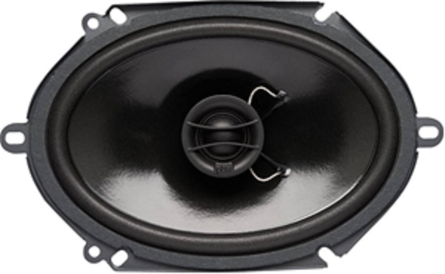 Alt View 11. Powerbass - S Series 6x8in. OEM Replacement Co-Axial Speaker with 2-layer Paperand DDC (Dynamic Damping Coating) Cone - black.
