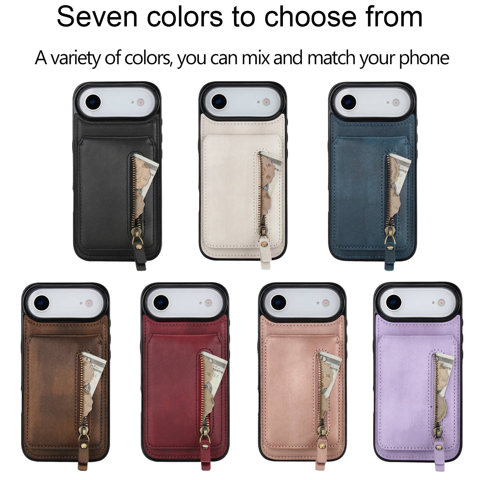 Seven colors to choose from

A variety of colors, you can mix and match your phone