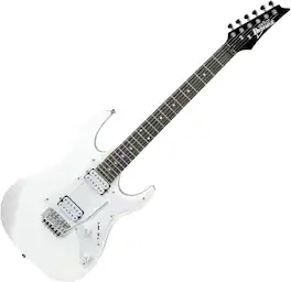Ibanez - GRX20WWH 6-String GIO Series Solid-Body Electric Guitar, Right - White