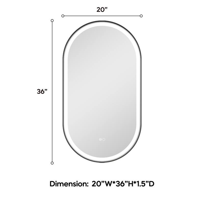 20" 36" Dimension: 20"W*36"H*1.5"D