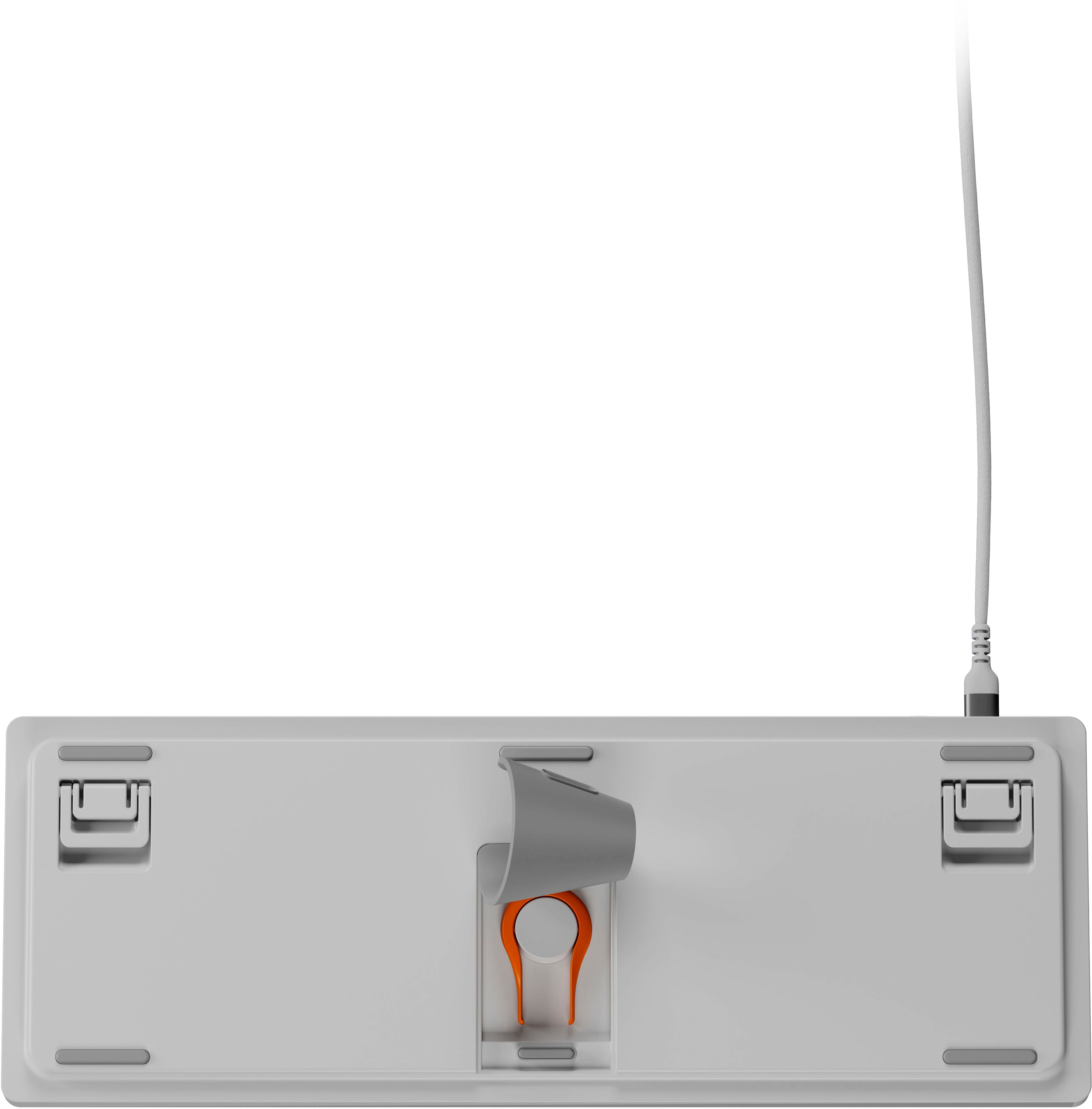 Alt View 9. SteelSeries - Apex Pro TKL Gen 3 Wired Mechanical OmniPoint Adjustable HyperMagnetic Gaming Keyboard with Rapid Tap - White.