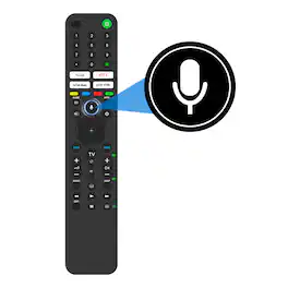 VINABTY - New RMF-TX520P Voice Replace Remote Fits for 4K 8KHD Smart TV A80J Series X80J Series X85J Series X90J Series KD43X80J - Black