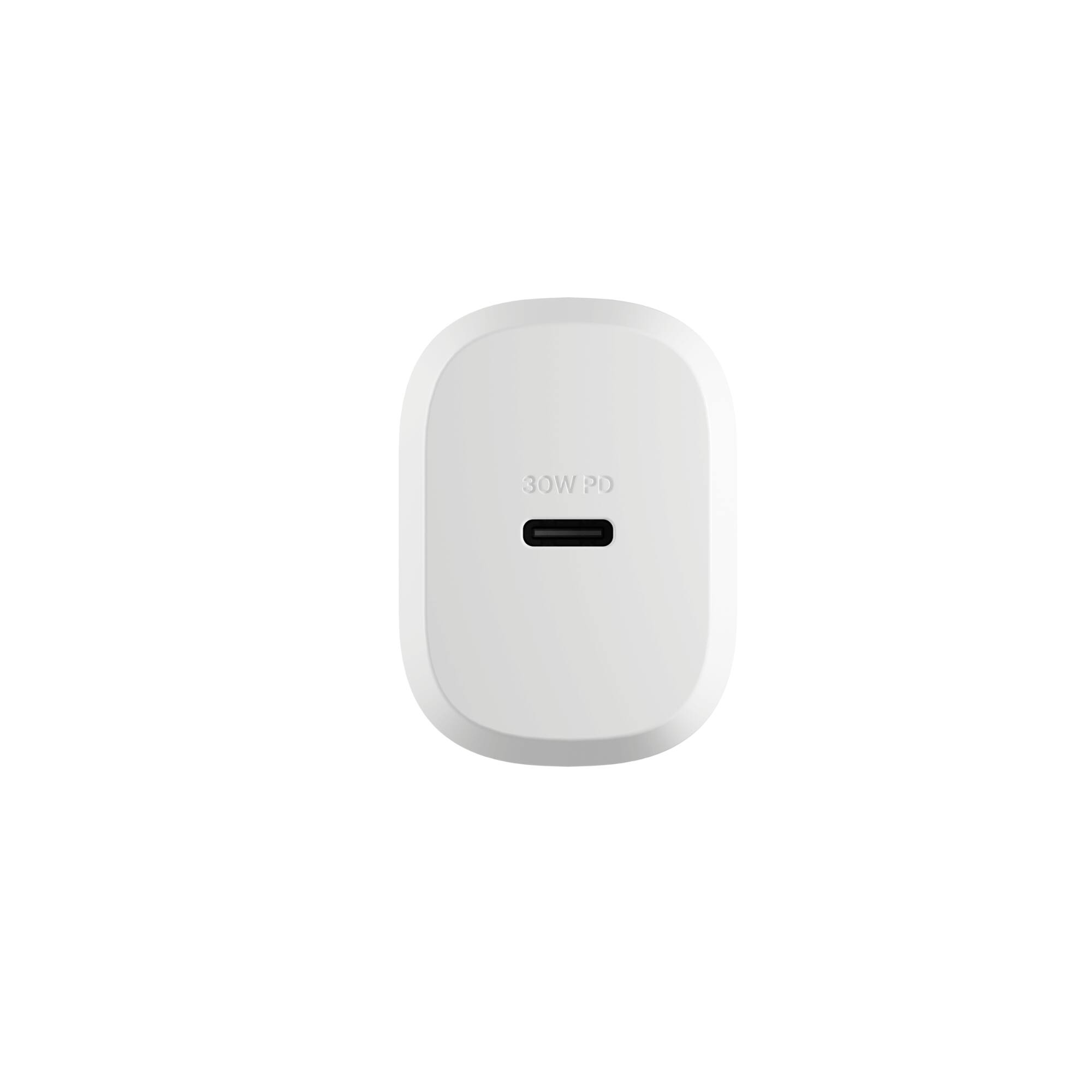 Alt View 5. Cygnett - PowerMaxx 30W PD Wall Charger for Super Fast Charging of Smartphones - White.