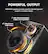 POWERFUL OUTPUT
100W RMS speakers provide powerful, detailed, dynamic sound in a compact design.
1" silk dome tweeters
Class-D amplifiers
4" aluminum mid-bass