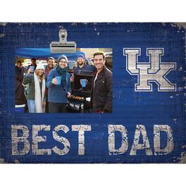 Fan Creations - Kentucky Wildcats 8'' x 10.5'' Best Dad Clip Frame - Multicolor