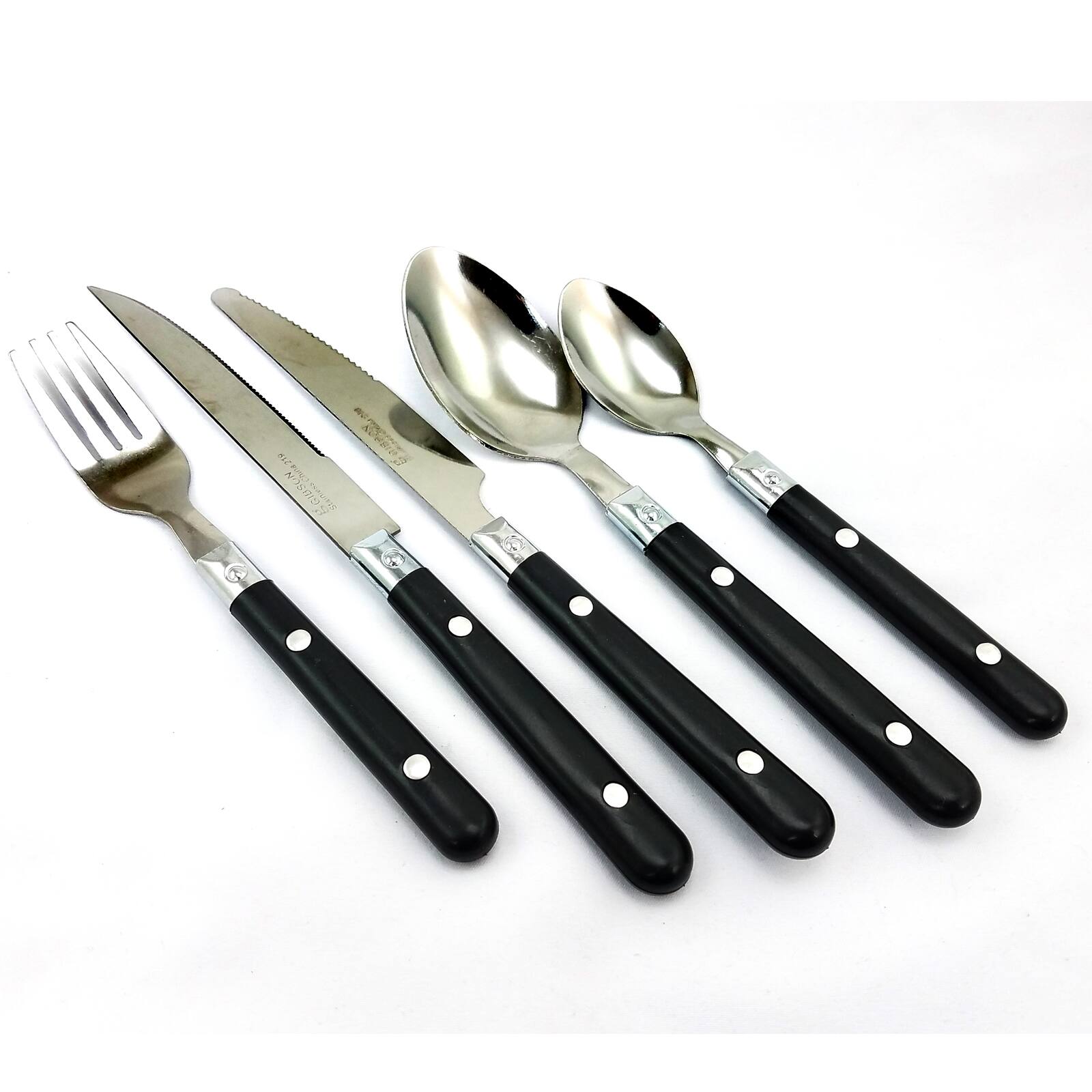 Gibson - Home Casual Living 58 Piece Stainless Steel Flatware Set - Black price history on PriceWatchPro