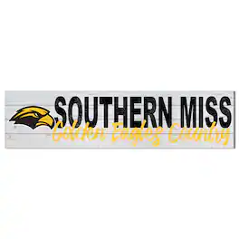 Jardine - Southern Miss Golden Eagles 10'' x 40'' Logo Sign - White