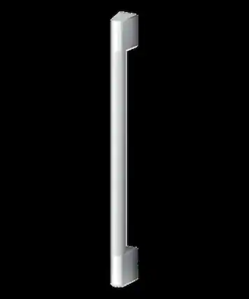 Front. Fisher & Paykel - Round Flush Handle Kit for Integrated Bottom Freezer Refrigerator Freezer Compatible with RS3684WRUVE1 and RS3684WLUVE1 - Stainless Steel.