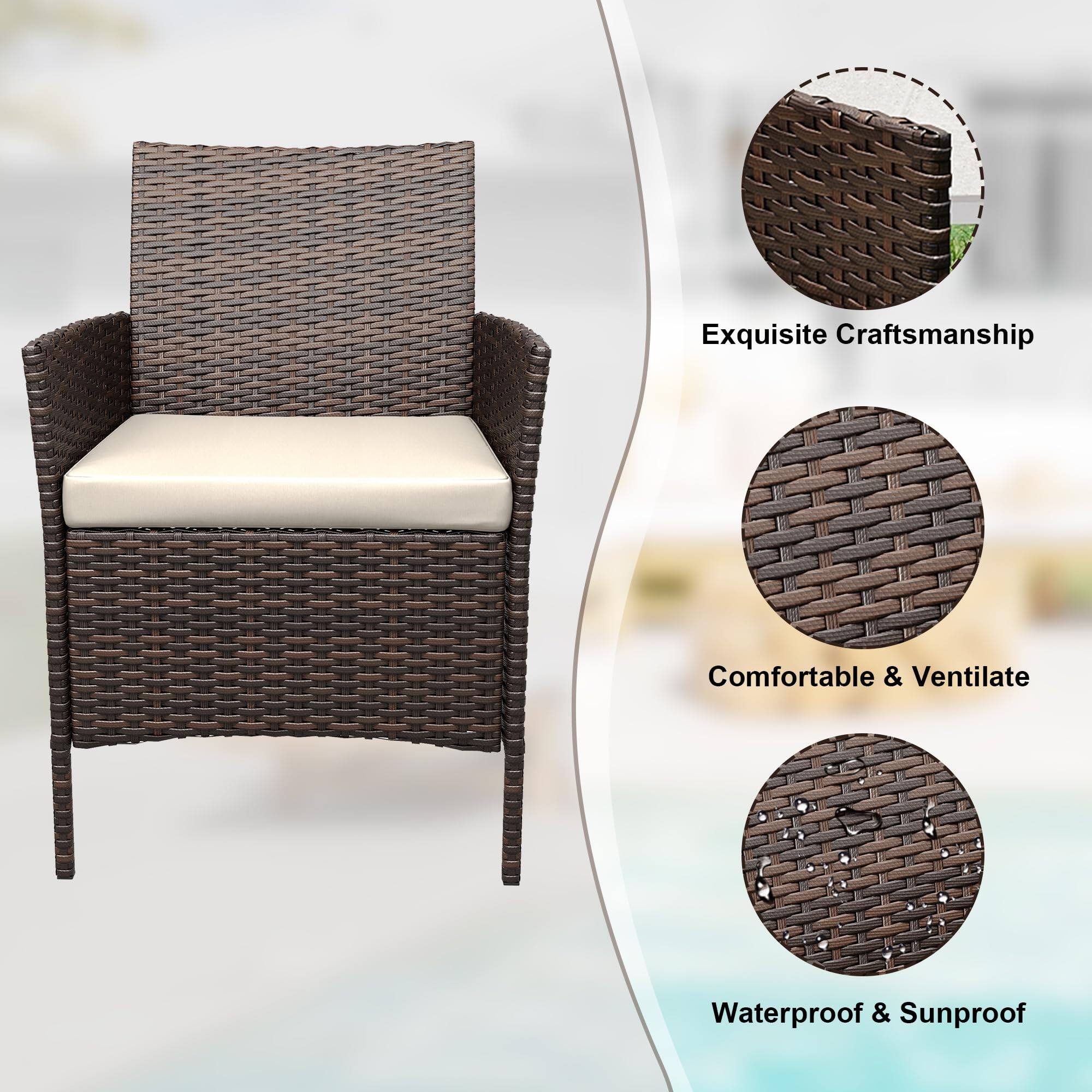 Exquisite Craftsmanship  
Comfortable & Ventilate  
Waterproof & Sunproof