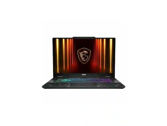 Front. MSI - MSI Cyborg 15 B2RWFKG-421US Gaming Notebook - Intel Core 7 240H - 32 GB - 1 TB SSD - RTX 5060 8 GB - Windows 11 - Black.